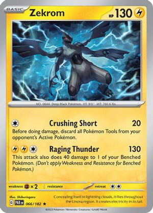 Zekrom 66 - SV04 Paradox Rift Holofoil - Poke-Collect
