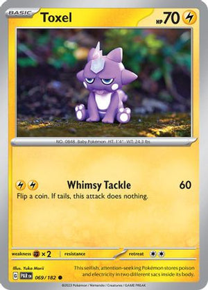 Toxel 69 - SV04 Paradox Rift Reverse Holofoil - Poke-Collect