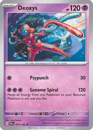 Deoxys 74 - SV04 Paradox Rift Reverse Holofoil