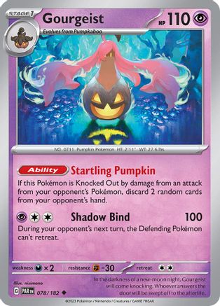 Gourgeist 78 - SV04 Paradox Rift Reverse Holofoil - Poke-Collect