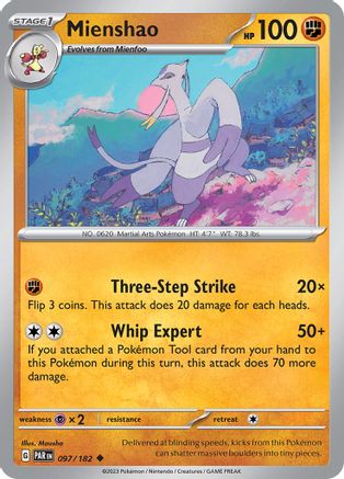 Mienshao - 097/182 97 - SV04 Paradox Rift - Poke-Collect