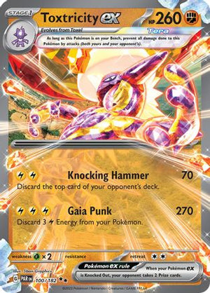 Toxtricity ex 100 - SV04 Paradox Rift Holofoil - Poke-Collect
