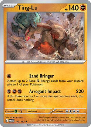Ting-Lu 109 - SV04 Paradox Rift Reverse Holofoil - Poke-Collect