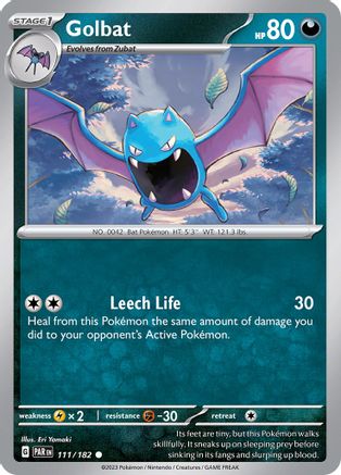 Golbat 111 - SV04 Paradox Rift - Poke-Collect
