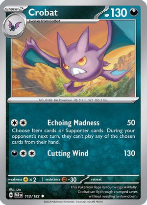 Crobat 112 - SV04 Paradox Rift Reverse Holofoil