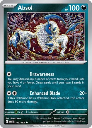 Absol 113 - SV04 Paradox Rift - Poke-Collect