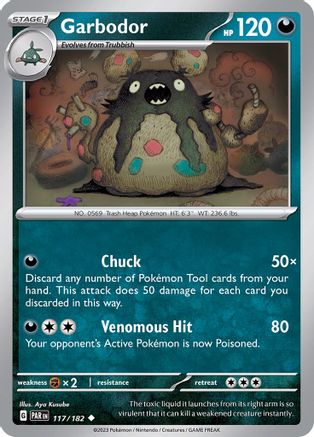Garbodor - 117/182 117 - SV04 Paradox Rift - Poke-Collect
