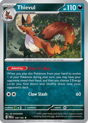 Thievul 120 - SV04 Paradox Rift Holofoil - Poke-Collect