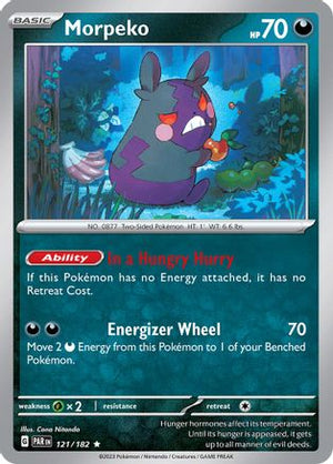 Morpeko - 121/182 121 - SV04 Paradox Rift Reverse Holofoil - Poke-Collect