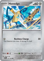 Honedge - 131/182 131 - SV04 Paradox Rift Reverse Holofoil - Poke-Collect