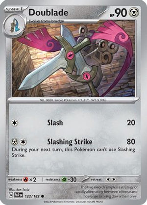 Doublade - 132/182 132 - SV04 Paradox Rift Reverse Holofoil - Poke-Collect
