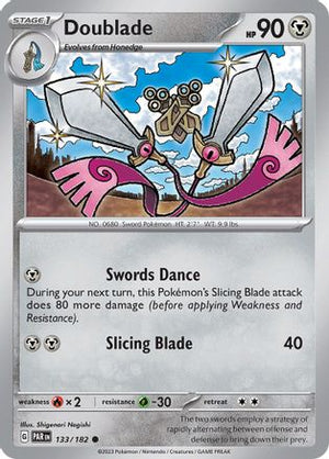 Doublade - 133/182 133 - SV04 Paradox Rift Reverse Holofoil - Poke-Collect