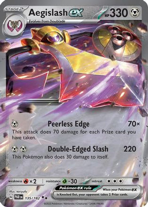 Aegislash ex 135 - SV04 Paradox Rift Holofoil