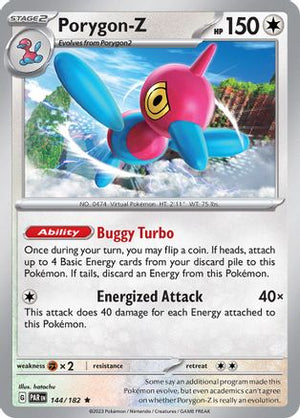 Porygon-Z 144 - SV04 Paradox Rift Holofoil - Poke-Collect