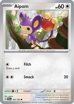 Aipom 145 - SV04 Paradox Rift - Poke-Collect