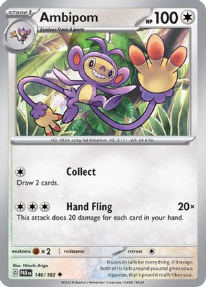 Ambipom 146 - SV04 Paradox Rift - Poke-Collect