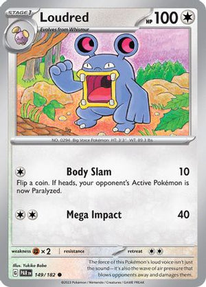 Loudred 149 - SV04 Paradox Rift - Poke-Collect