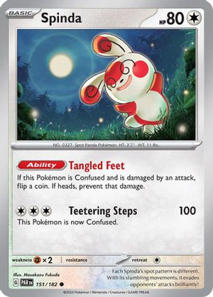 Spinda 151 - SV04 Paradox Rift Reverse Holofoil - Poke-Collect