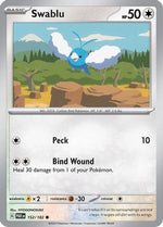 Swablu - 152/182 152 - SV04 Paradox Rift Reverse Holofoil - Poke-Collect