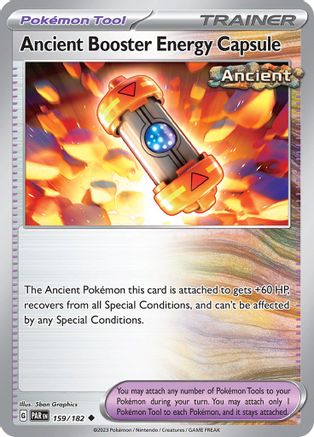 Ancient Booster Energy Capsule 159 - SV04 Paradox Rift Reverse Holofoil - Poke-Collect