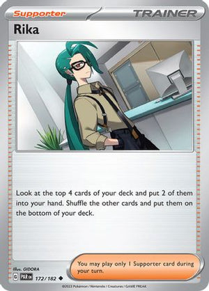 Rika 172 - SV04 Paradox Rift Reverse Holofoil - Poke-Collect