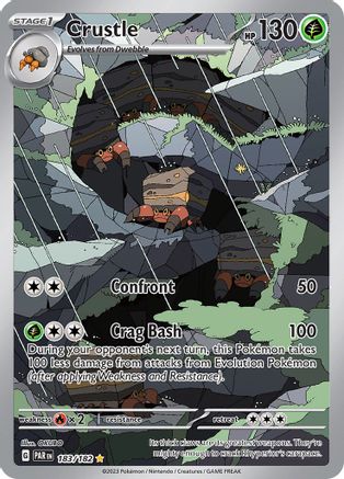 Crustle 183 - SV04 Paradox Rift Holofoil - Poke-Collect