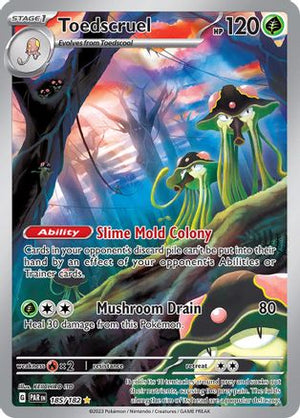 Toedscruel - 185/182 185 - SV04 Paradox Rift Holofoil - Poke-Collect