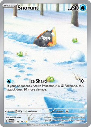Snorunt - 188/182 188 - SV04 Paradox Rift Holofoil - Poke-Collect