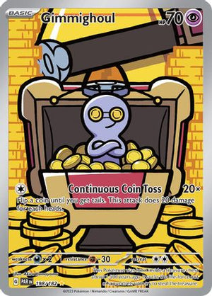 Gimmighoul - 198/182 198 - SV04 Paradox Rift Holofoil - Poke-Collect