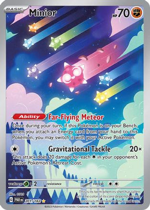 Minior - 201/182 201 - SV04 Paradox Rift Holofoil - Poke-Collect