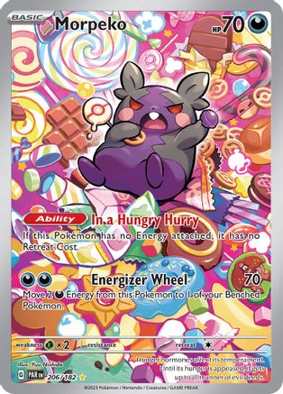 Morpeko - 206/182 206 - SV04 Paradox Rift Holofoil - Poke-Collect