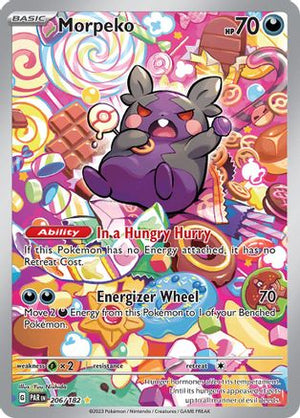Morpeko - 206/182 206 - SV04 Paradox Rift Holofoil - Poke-Collect
