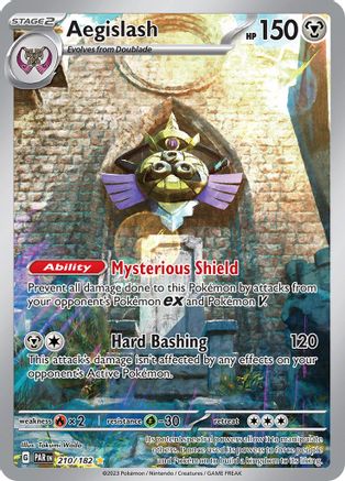 Aegislash 210 - SV04 Paradox Rift Holofoil - Poke-Collect