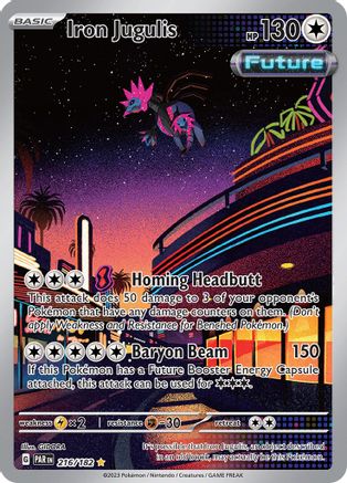 Iron Jugulis - 216/182 216 - SV04 Paradox Rift Holofoil - Poke-Collect