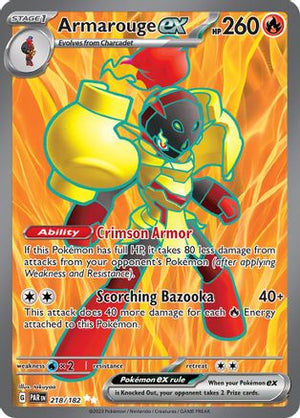Armarouge ex 218 - SV04 Paradox Rift Holofoil - Poke-Collect
