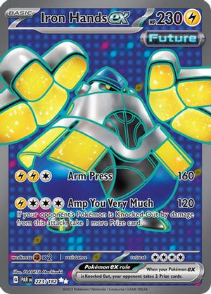 Iron Hands ex - 223/182 223 - SV04 Paradox Rift Holofoil - Poke-Collect