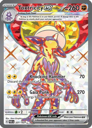 Toxtricity ex - 227/182 227 - SV04 Paradox Rift Holofoil - Poke-Collect