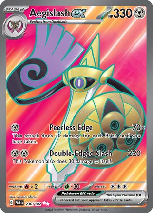 Aegislash ex - 230/182 230 - SV04 Paradox Rift Holofoil - Poke-Collect