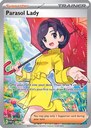 Parasol Lady - 238/182 238 - SV04 Paradox Rift Holofoil - Poke-Collect