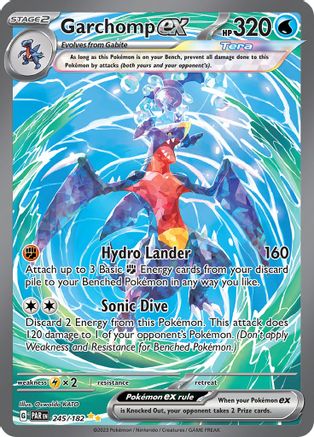 Garchomp ex - 245/182 245 - SV04 Paradox Rift Holofoil - Poke-Collect