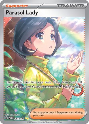 Parasol Lady - 255/182 255 - SV04 Paradox Rift Holofoil - Poke-Collect