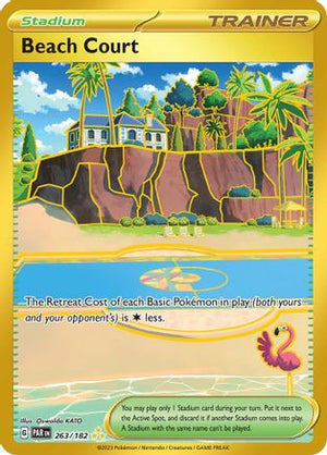 Beach Court 263 - SV04 Paradox Rift Holofoil - Poke-Collect