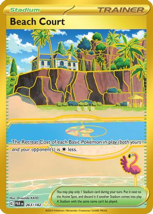 Beach Court 263 - SV04 Paradox Rift Holofoil - Poke-Collect