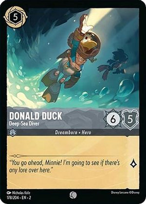 Donald Duck - Deep-Sea Diver (178/204) - Rise of the Floodborn Cold Foil