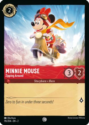 Minnie Mouse - Zipping Around (115/204) - Rise of the Floodborn