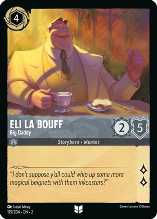 Eli La Bouff - Big Daddy (179/204) - Rise of the Floodborn Cold Foil