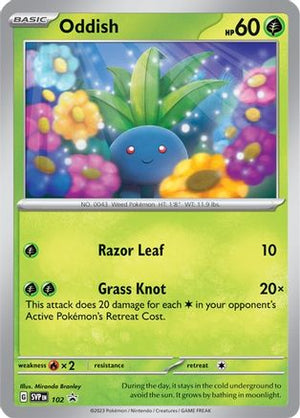 Oddish - 102 102 - SV Scarlet & Violet Promo Cards - Poke-Collect