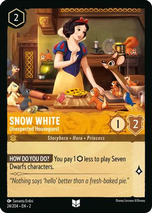 Snow White - Unexpected Houseguest (24/204) - Rise of the Floodborn Cold Foil