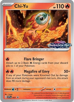Chi-Yu - 057 (Prerelease) 57 - SV Scarlet & Violet Promo Cards Holofoil - Poke-Collect
