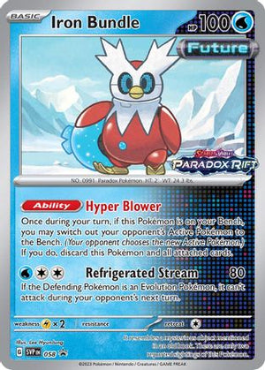 Iron Bundle - 058 (Prerelease) 58 - SV Scarlet & Violet Promo Cards Holofoil - Poke-Collect